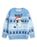 Bluey Character Boys Blue Christmas Jumper