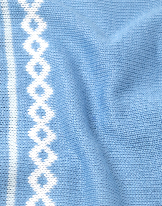 Bluey Character Boys Blue Christmas Jumper