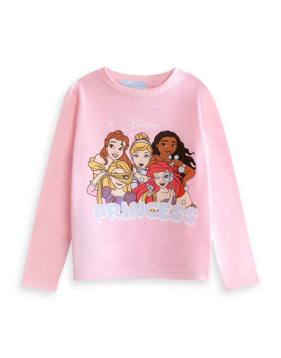 Disney Princess Girls Multicoloured Long Sleeve Long Leg Pyjama Set