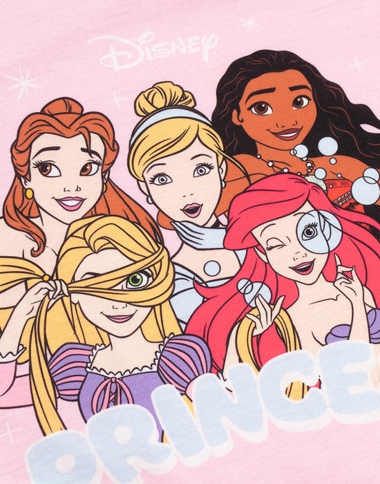 Disney Princess Girls Multicoloured Long Sleeve Long Leg Pyjama Set