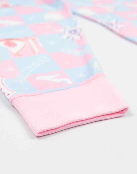 Disney Princess Girls Multicoloured Long Sleeve Long Leg Pyjama Set