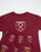 West Ham United Logo Boys Red Short Sleeve Long Leg Pyjama Set