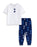 Tottenham Hotspur Logo Boys Multicoloured Short Sleeve Long Leg Pyjama Set