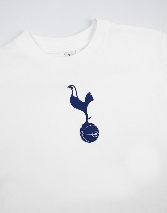 Tottenham Hotspur Logo Boys Multicoloured Short Sleeve Long Leg Pyjama Set