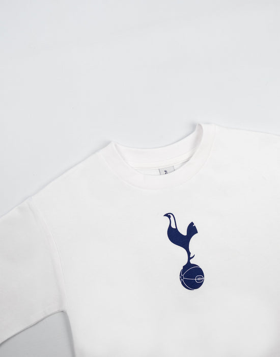 Tottenham Hotspur Logo Boys Multicoloured Short Sleeve Long Leg Pyjama Set