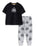 Newcastle United Logo Boys Multicoloured Short Sleeve Long Leg Pyjama Set
