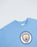 Manchester City Logo Boys Multicoloured Short Sleeve Long Leg Pyjama Set