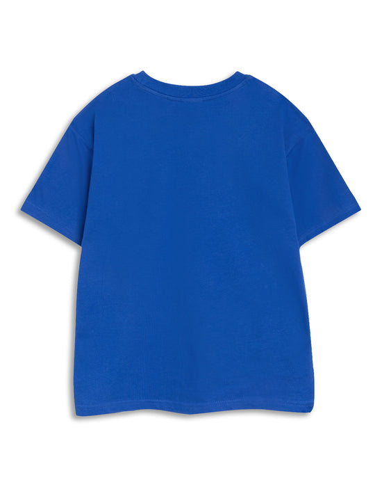 Chelsea Logo Boys Blue Short Sleeve Long Leg Pyjama Set