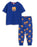 FC Barcelona Logo Boys Black Short Sleeve Long Leg Pyjama Set