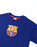 FC Barcelona Logo Boys Black Short Sleeve Long Leg Pyjama Set