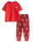 Arsenal Logo Boys Red Short Sleeve Long Leg Pyjama Set
