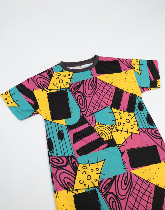 Disney NMBC Girls Multicoloured Multi-Pack of 2 Short Sleeve Nightdress