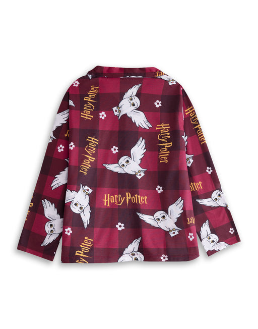 Harry Potter Character Girls Red Long Sleeve Long Leg Pyjama Set