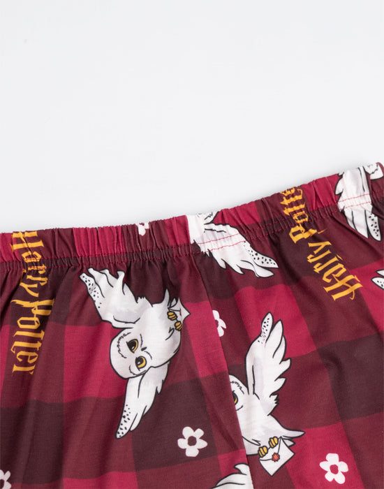 Harry Potter Character Girls Red Long Sleeve Long Leg Pyjama Set