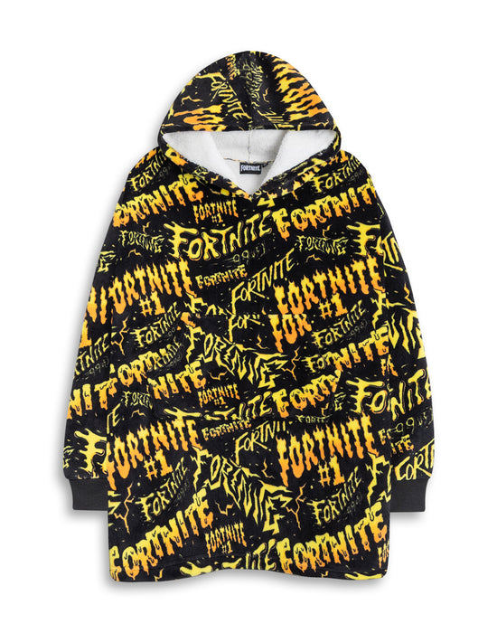 Fortnite Character Unisex Kids Multicoloured Blanket Hoodie