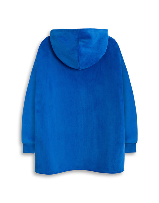 Fortnite Character Unisex Kids Blue Blanket Hoodie