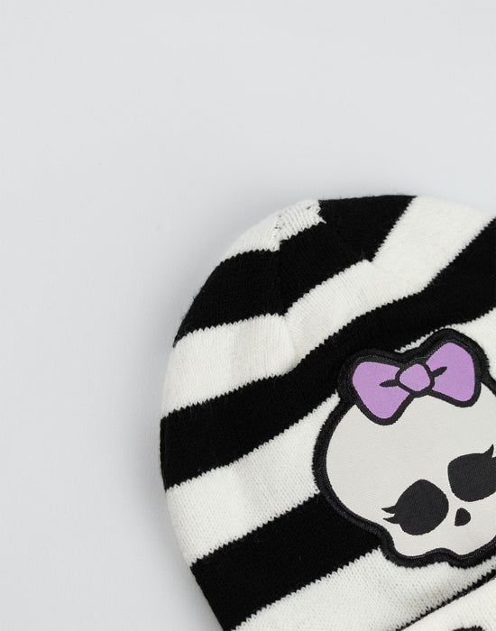 Monster High Character Girls Multicoloured Beanie and Gloves Set