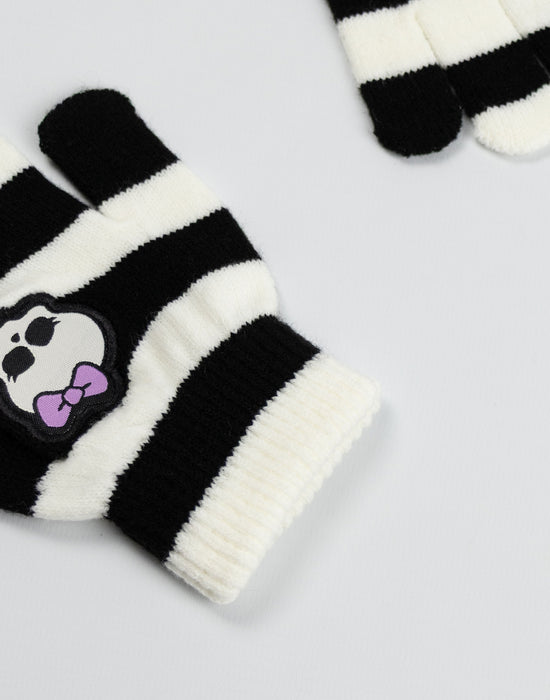 Monster High Character Girls Multicoloured Beanie and Gloves Set