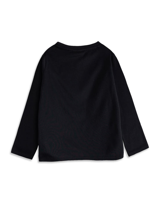 Nirvana Logo Unisex Kids Black Long Sleeve Long Leg Pyjama Set