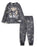 One Piece Logo Boys Grey Long Sleeve Long Leg Pyjama Set