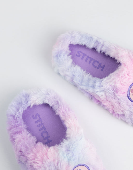Lilo & Stitch Heart Character Girls Multicoloured Mule Slippers