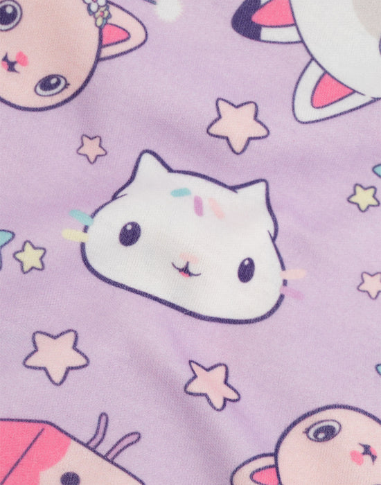 Gabby's Dollhouse Character Girls Multicoloured Long Sleeve Long Leg Pyjama Set