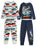 Hot Wheels Character Unisex Kids Multicoloured Multi-Pack of 2 Long Sleeve Long Leg Pyjama Set