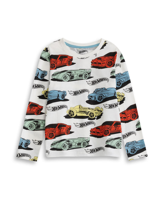Hot Wheels Character Unisex Kids Multicoloured Multi-Pack of 2 Long Sleeve Long Leg Pyjama Set