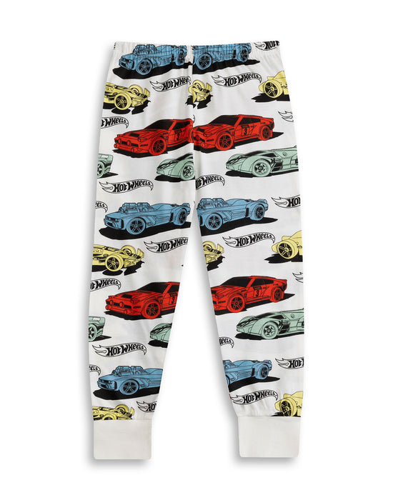 Hot Wheels Character Unisex Kids Multicoloured Multi-Pack of 2 Long Sleeve Long Leg Pyjama Set