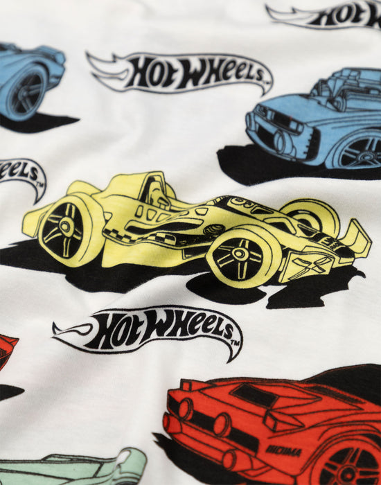 Hot Wheels Character Unisex Kids Multicoloured Multi-Pack of 2 Long Sleeve Long Leg Pyjama Set