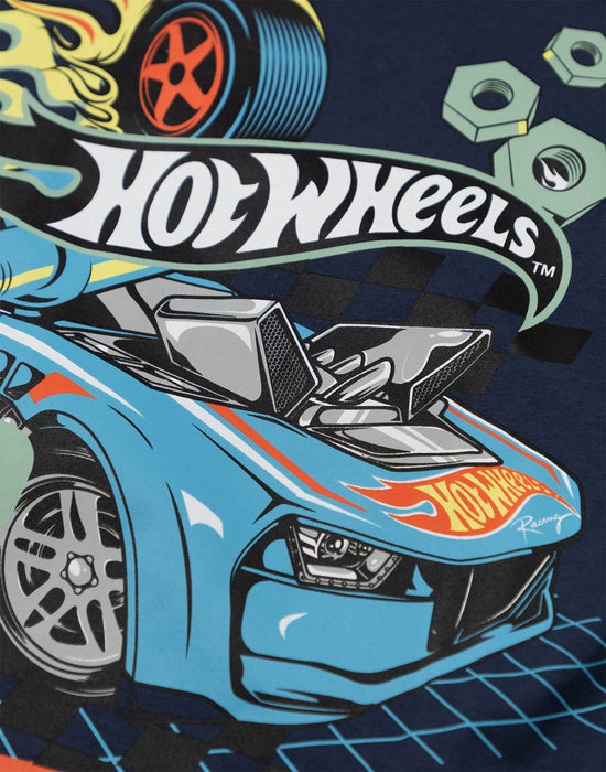 Hot Wheels Character Unisex Kids Multicoloured Multi-Pack of 2 Long Sleeve Long Leg Pyjama Set