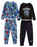 Among Us Character Boys Multicoloured Multi-Pack of 2 Long Sleeve Long Leg Pyjama Set