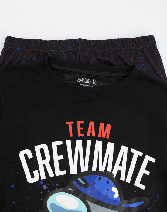 Among Us Character Boys Multicoloured Multi-Pack of 2 Long Sleeve Long Leg Pyjama Set