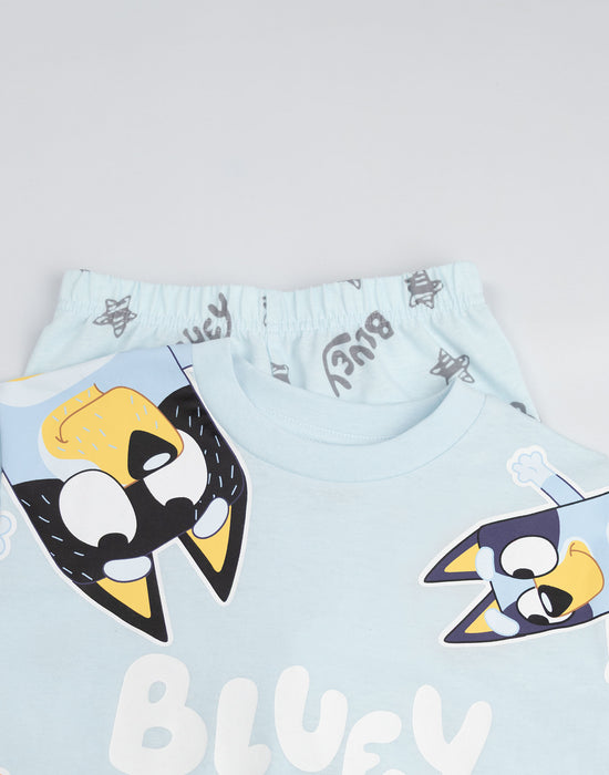 Bluey Character Boys Multicoloured Multi-Pack of 2 Long Leg Pyjama Set