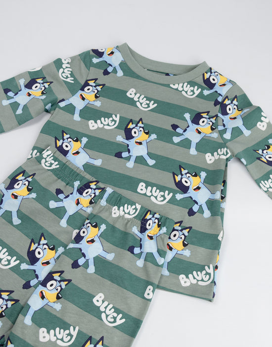 Bluey Character Boys Multicoloured Multi-Pack of 2 Long Leg Pyjama Set