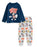 Disney Mickey Mouse Boys Blue Long Sleeve Long Leg Pyjama Set