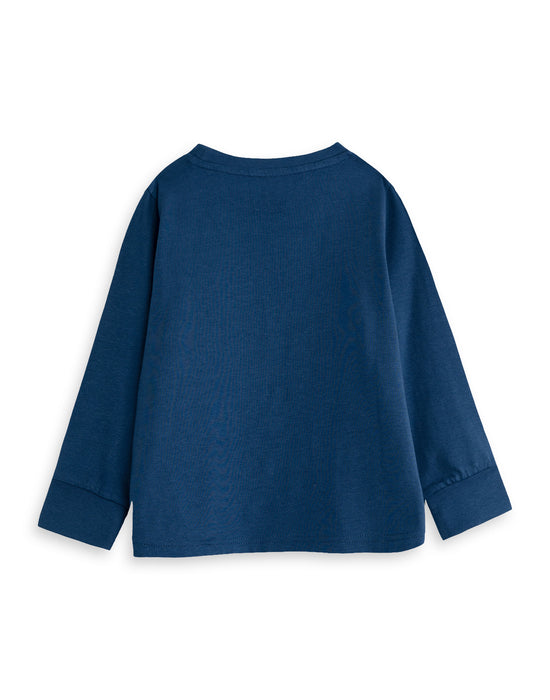 Disney Mickey Mouse Boys Blue Long Sleeve Long Leg Pyjama Set