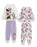 Disney Minnie Mouse Girls Multicoloured Multi-Pack of 2 Long Sleeve Long Leg Pyjama Set