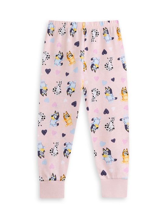 Bluey Character Girls Cream Long Sleeve Long Leg Pyjama Set