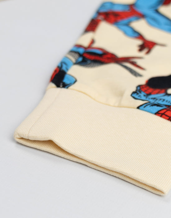 Marvel Spiderman Boys Multicoloured Multi-Pack of 2 Long Sleeve Long Leg Pyjama Set