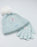Disney Frozen Girls Blue Beanie and Gloves Set