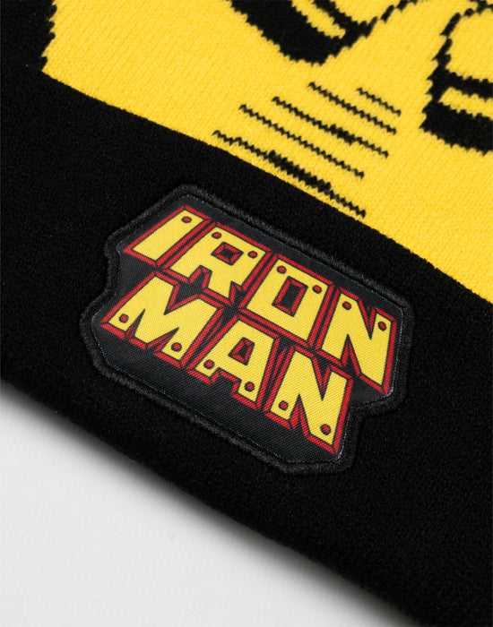 Marvel Ironman Boys Red Beanie and Gloves Set