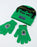 Marvel Hulk Boys Green Beanie and Gloves Set