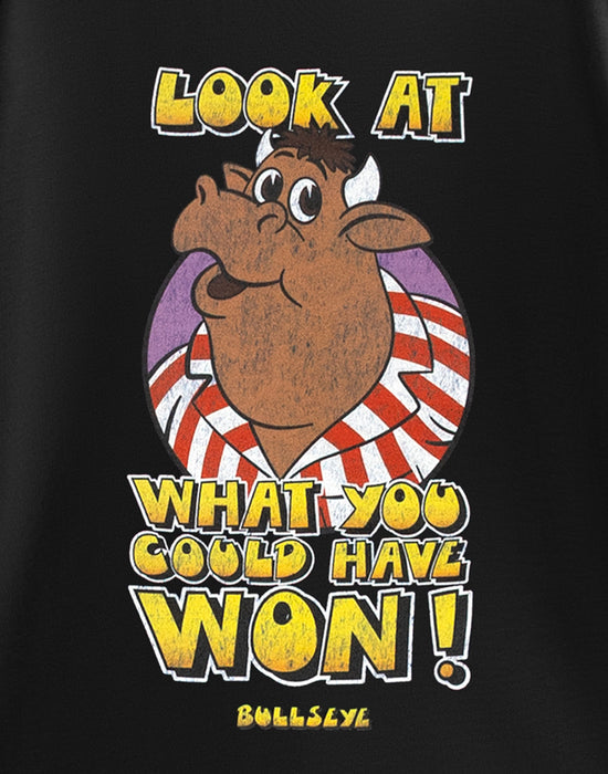 Bullseye Look At What You Could Have Won! Unisex Kids Black Short Sleeved T-Shirt