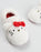 Hello Kitty Character Face Girls White Slip On Loafer Slippers