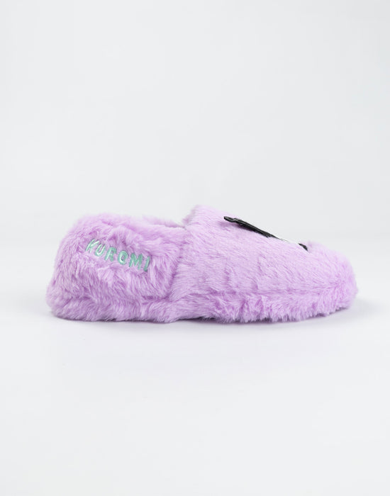 Hello Kitty Kuromi Girls Purple Slip On Loafer Slippers