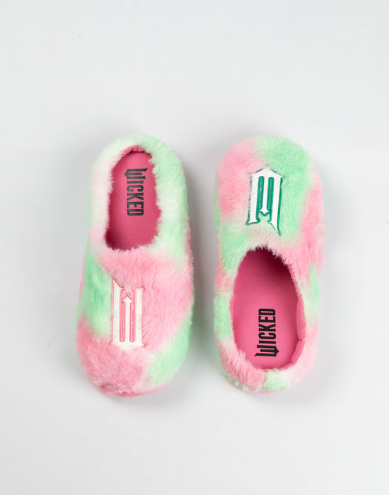 Wicked Logo Girls Multicoloured Mule Slippers