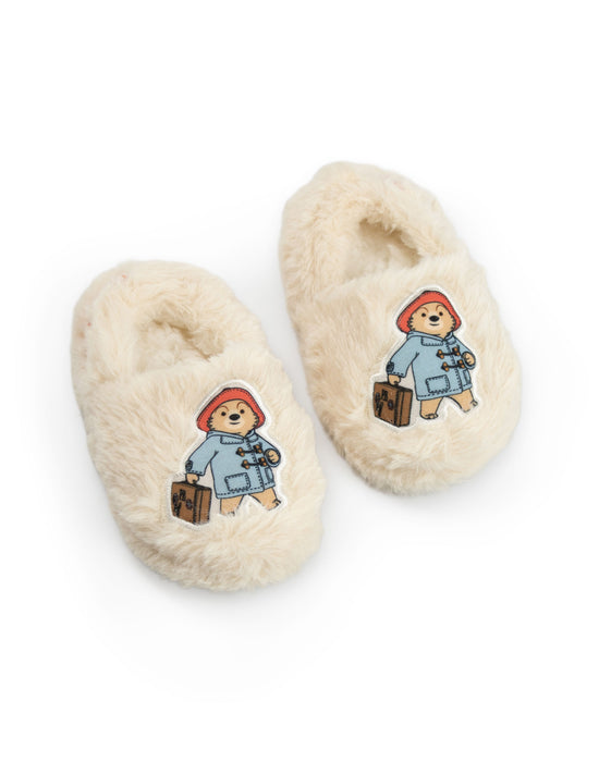 Paddington Bear Character Unisex Kids Beige Slip On Loafer Slippers