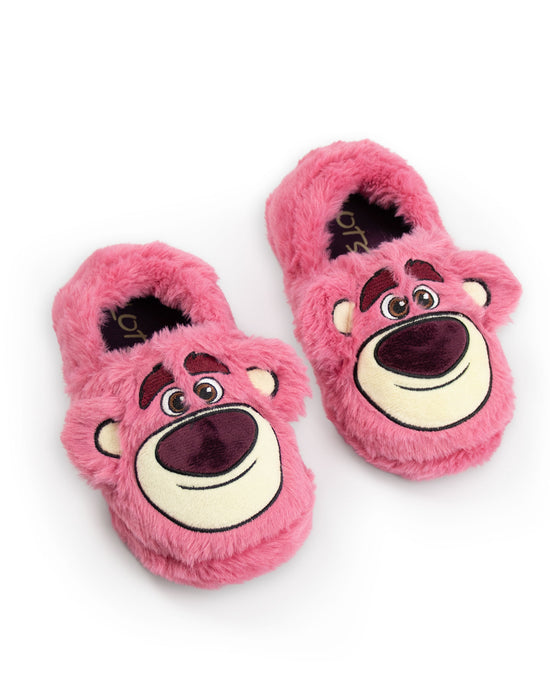 Disney Toy Story Lotso Girls Pink Slip On Loafer Slippers