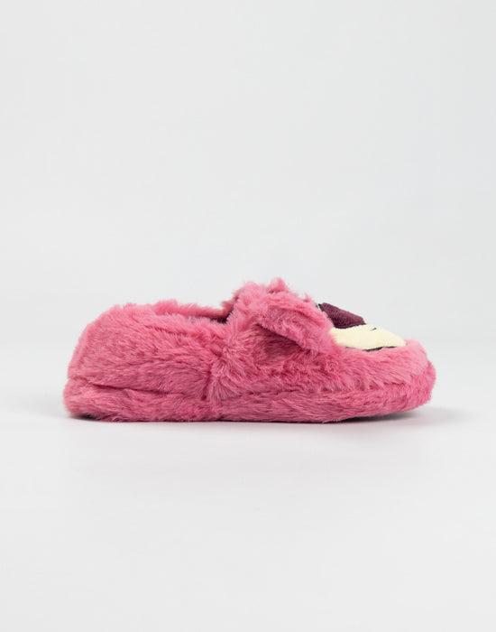 Disney Toy Story Lotso Girls Pink Slip On Loafer Slippers